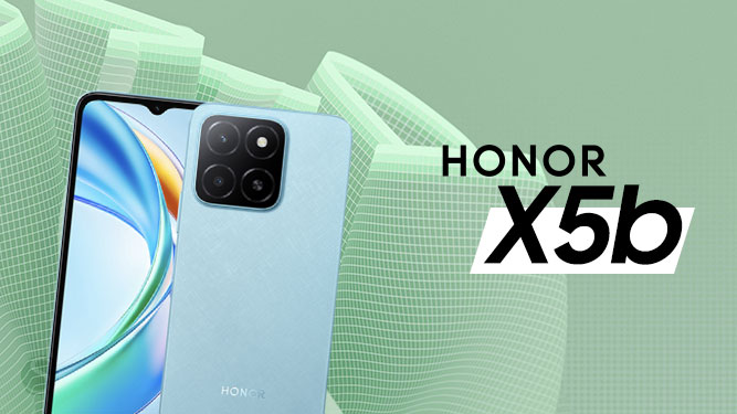 Honor X5b معرفی شد; باتری 5200 میلی آمپر ساعتی و اندروید 14 فقط 80 دلار